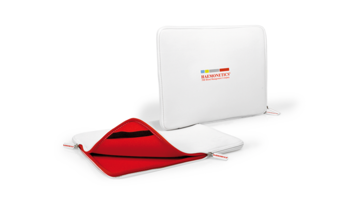 Kandinsky maßgefertigte Werbemittel: Laptoptaschen Sleevez aus Neopren im Wunschdesign