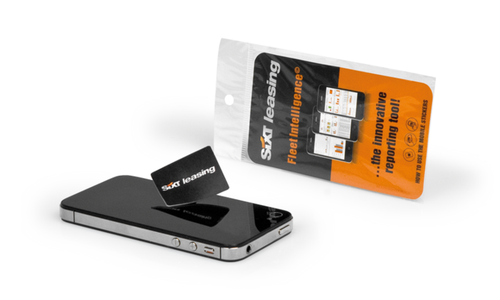 Kandinsky maßgefertigte Werbemittel: individuelle Handyreiniger Mobile Sticker aus Mikrofaser